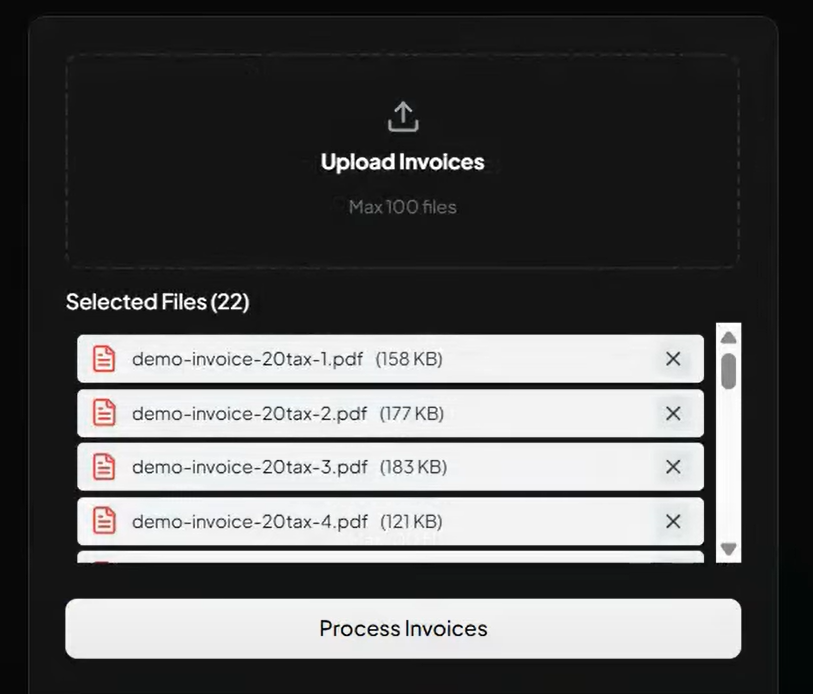 screenshot of Accounts Draft